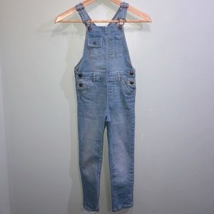 Girls denim overalls